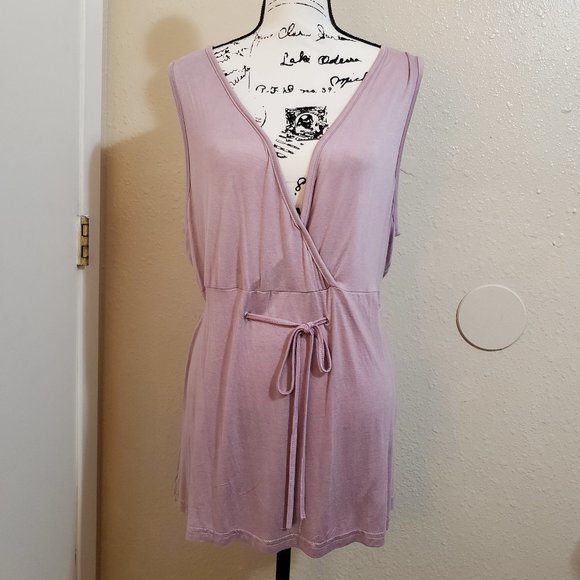 Emily Stacy Tops - Lilac Tunic with interlaced tie Emily Stacy